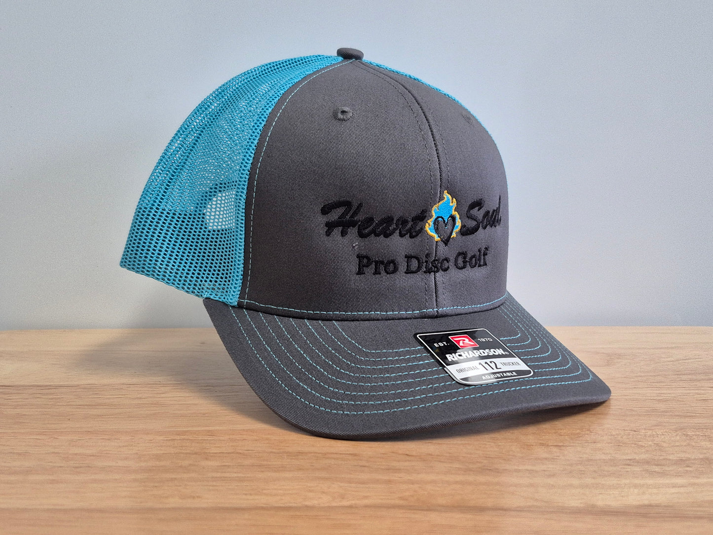 Richardson Hat - Grey on Blue