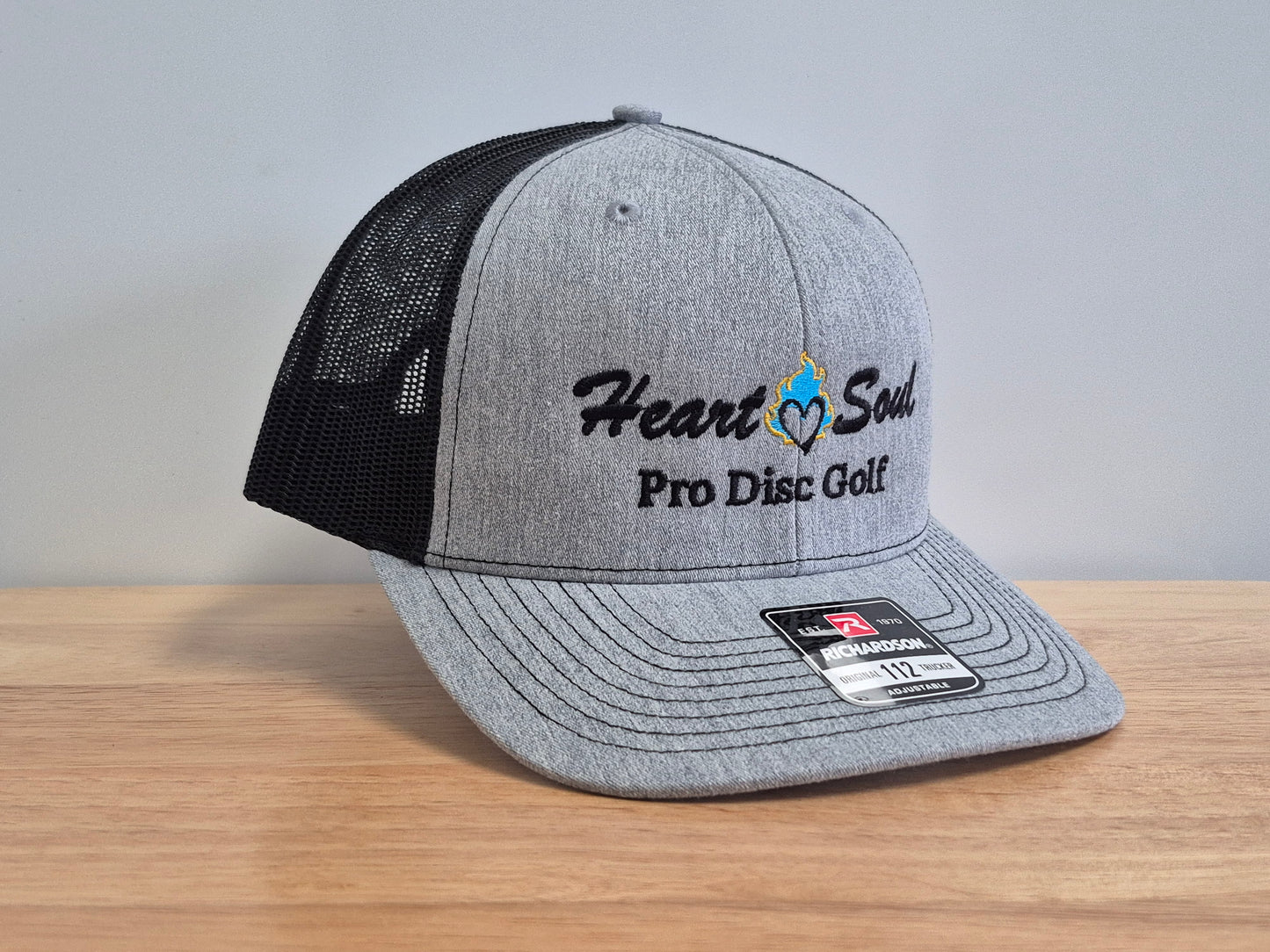 Richardson Hat - Grey on Black